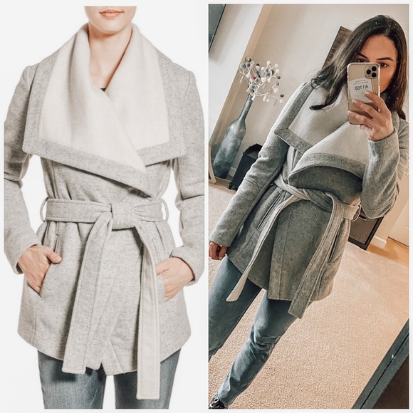 bcbg wrap coat